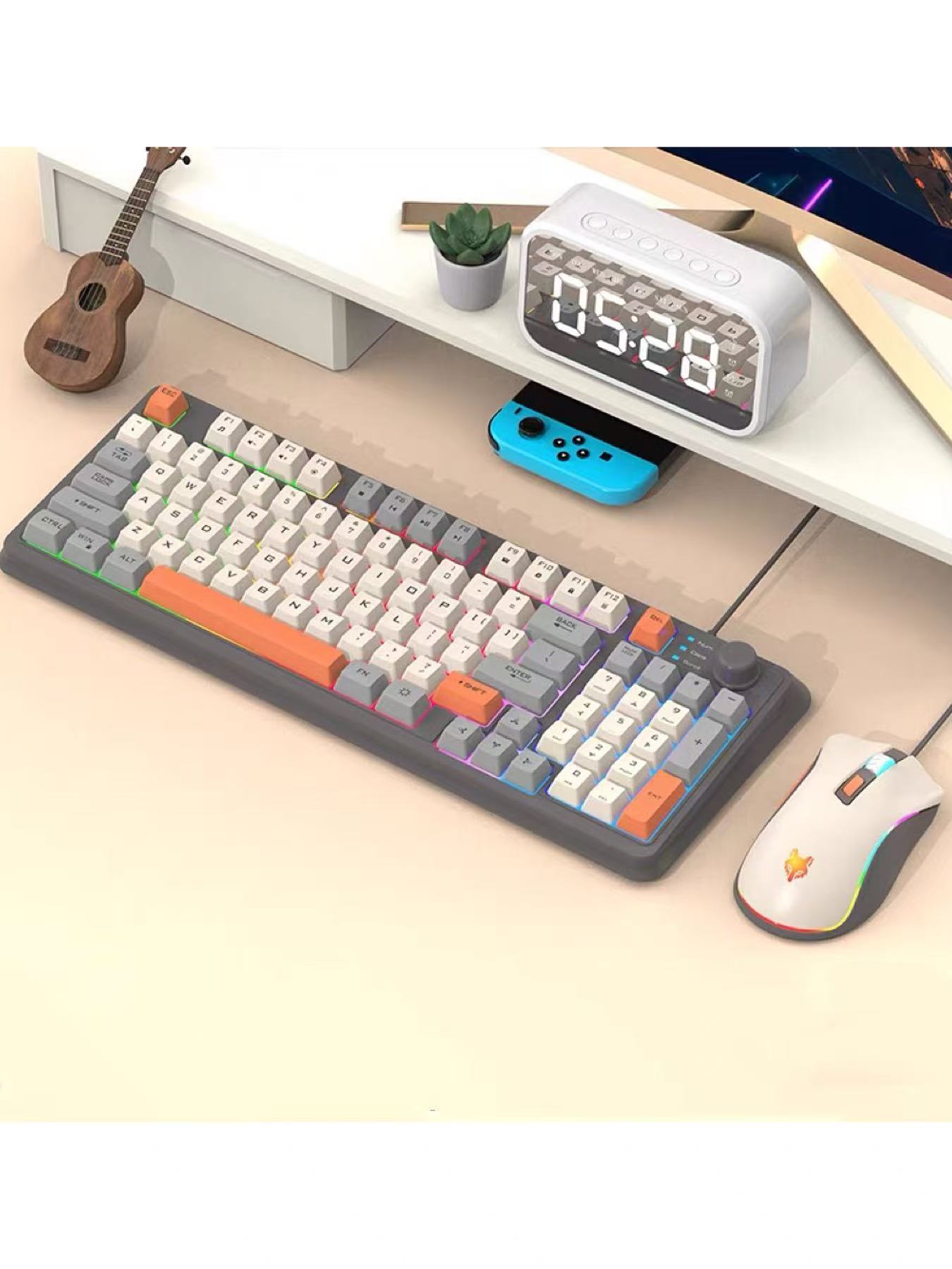 Home Office In Uk - K820 USB-Kabelgebundenes Gaming-Tastatur-Maus-Set für Laptop, Home
