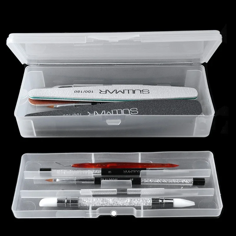 File Cabinet Drawer - 1Pc Rechteck Doppel-schicht Nail art Werkzeug