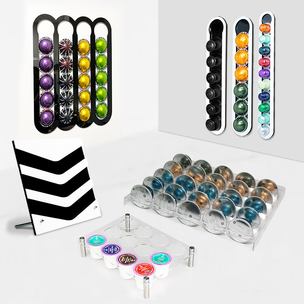 File Cabinet Drawer - Multi-Arten-Kaffeekapselhalter, Schubladen-Organizer, kompatibel mit Nespresso/Vertuoline/Dolce Gusto/K-Cup