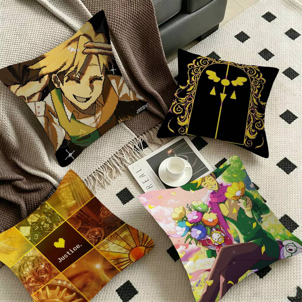 Home Office Icon - GAME YELLOW DELTARUNE Icon Dekorativer Kissenbezug,