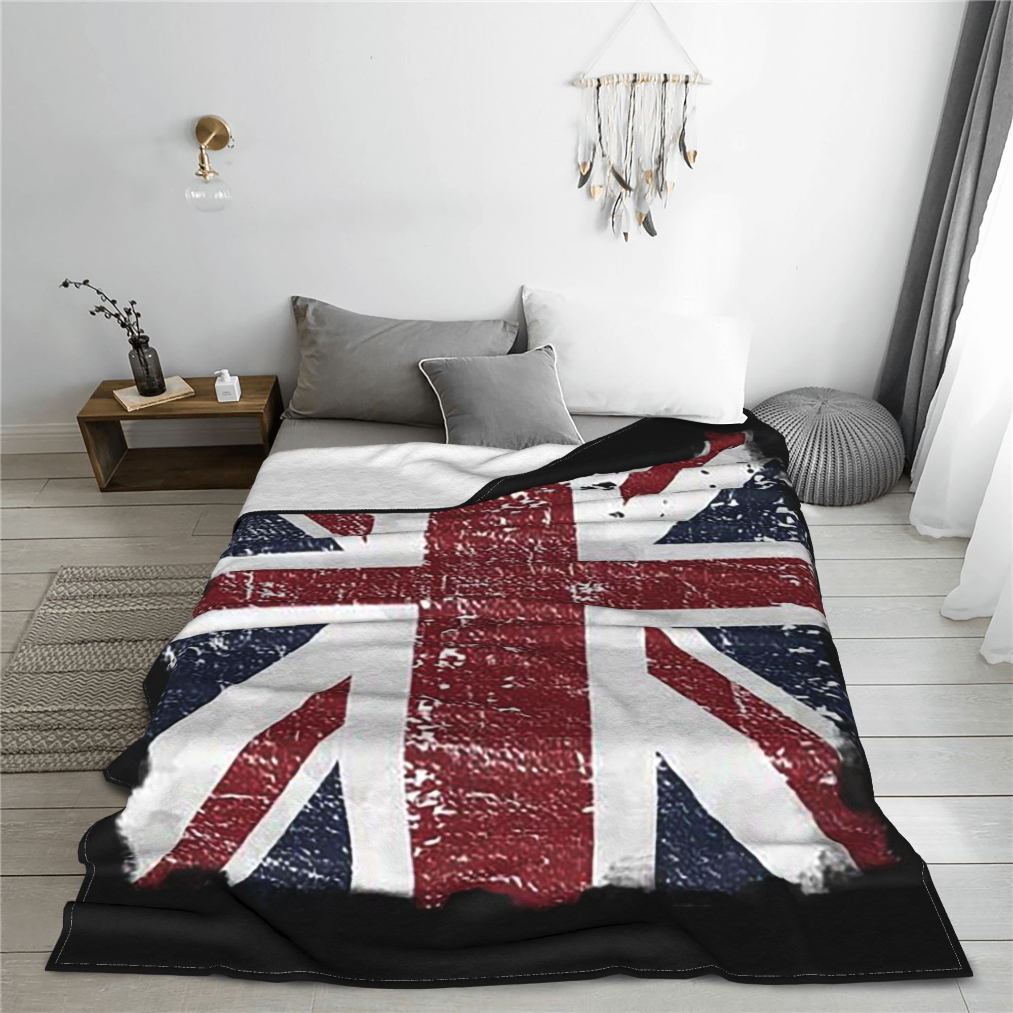 Distressed British Flag Schwar – Home Office In Uk Bewertung und Preis