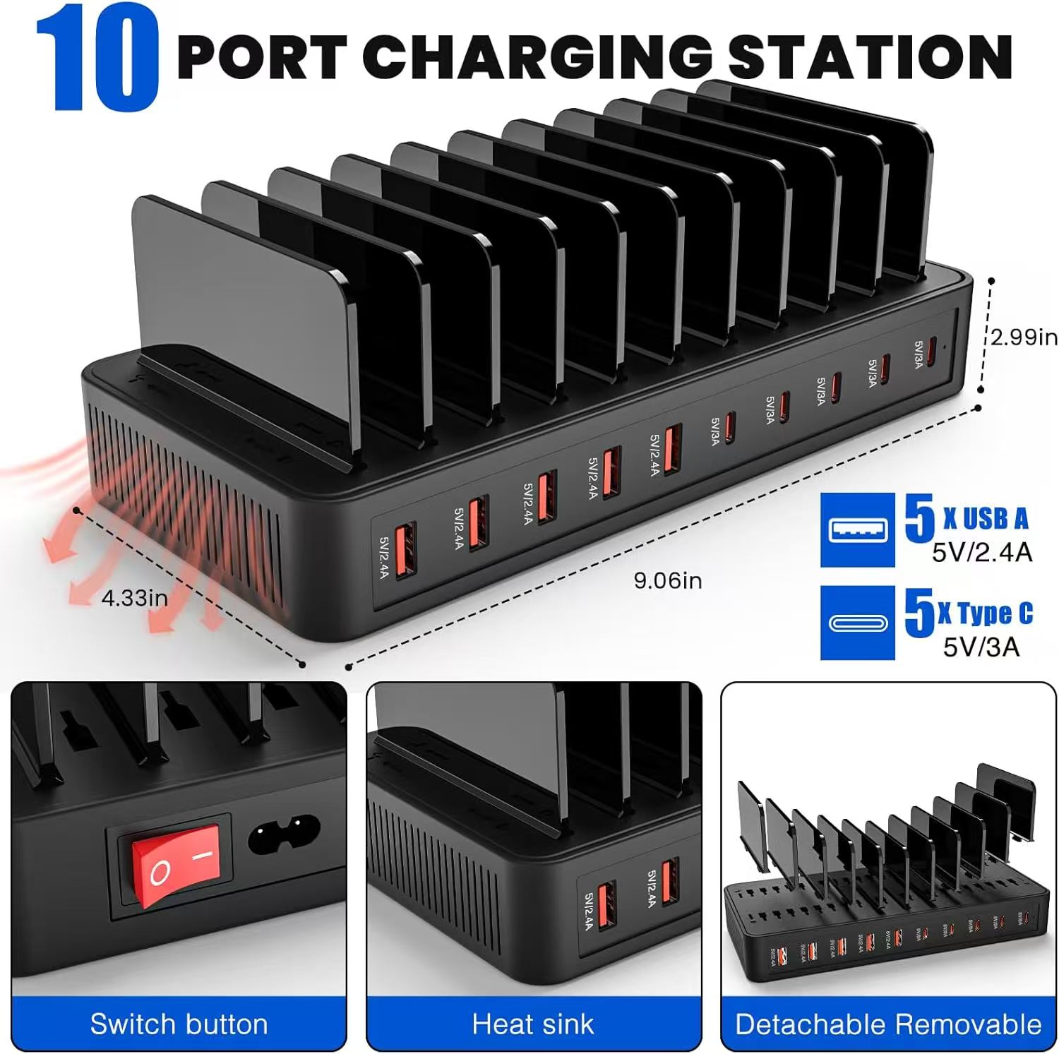 100 W Multifunktionsladegerät  – Home Office Vivo Bewertung und Preis