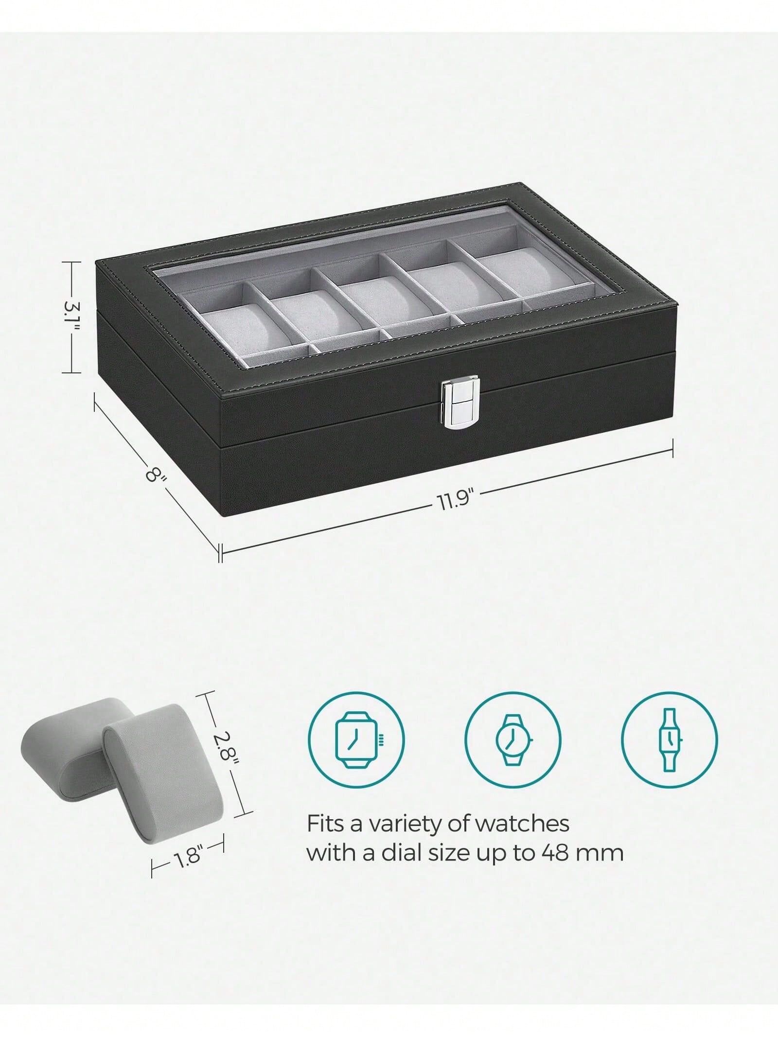 Abschließbare Uhrenbox mit 12  – File Cabinet Drawer Bewertung und Preis