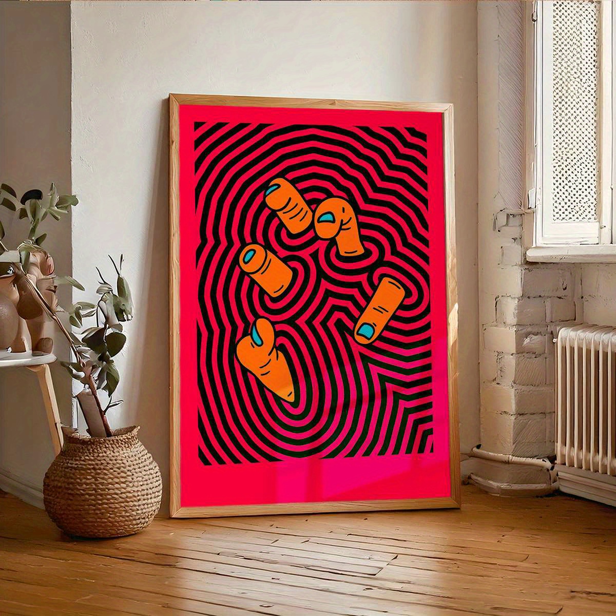 Moderne abstrakte Fingerkunst- – Home Office Youtube Bewertung und Preis