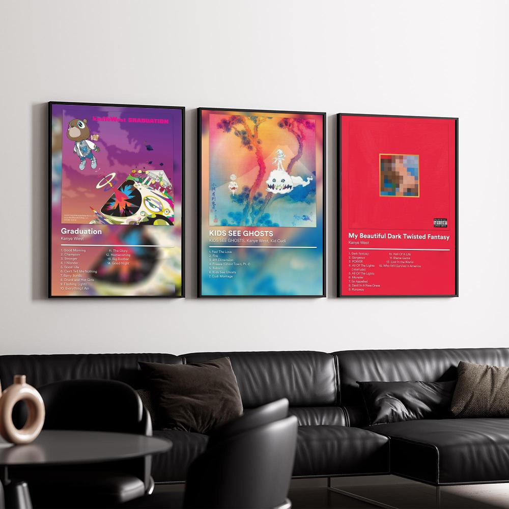 Hip-Hop-Ikone K-Kanye West Pos – Home Office Icon Bewertung und Preis