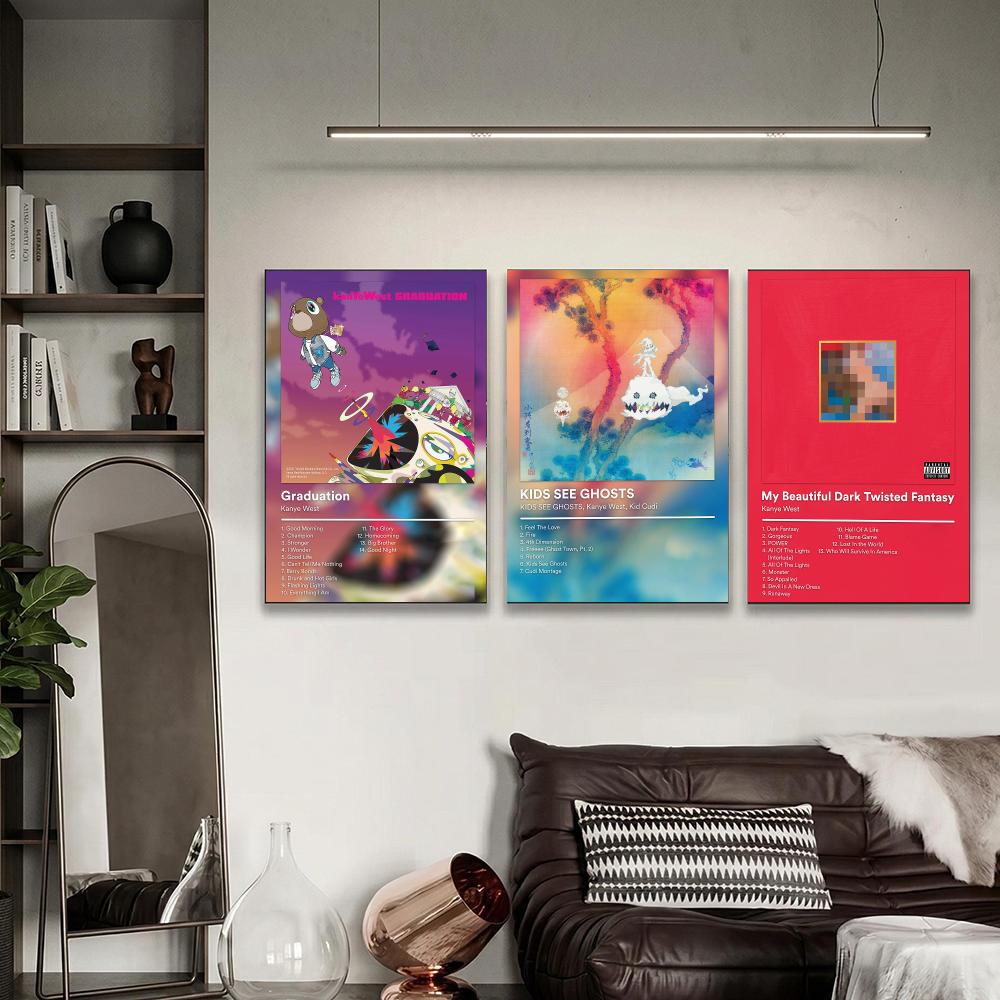 Hip-Hop-Ikone K-Kanye West Pos – Home Office Icon Bewertung und Preis