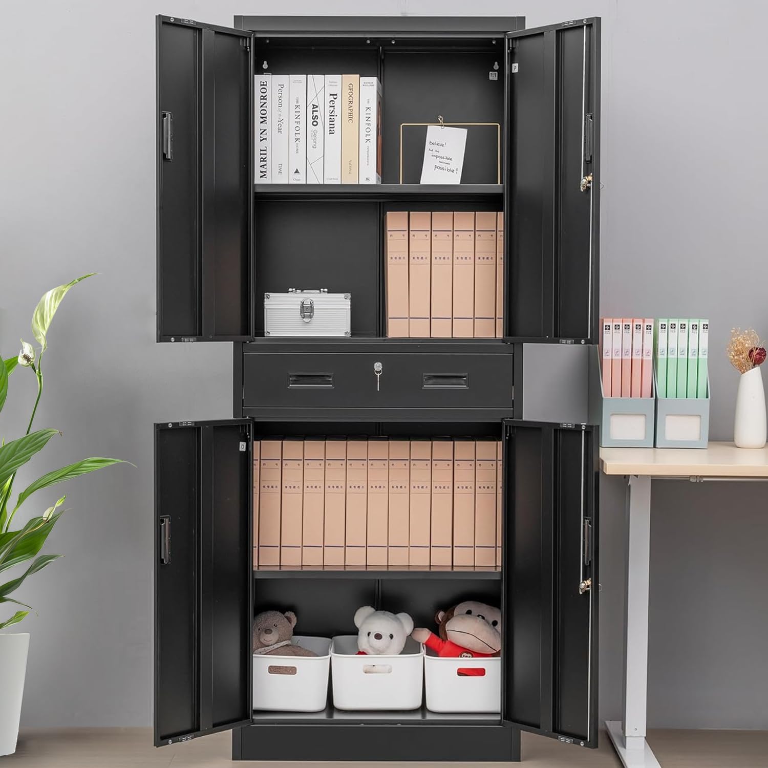 Hoher Metall-Aufbewahrungsschr – File Cabinet Drawer Bewertung und Preis