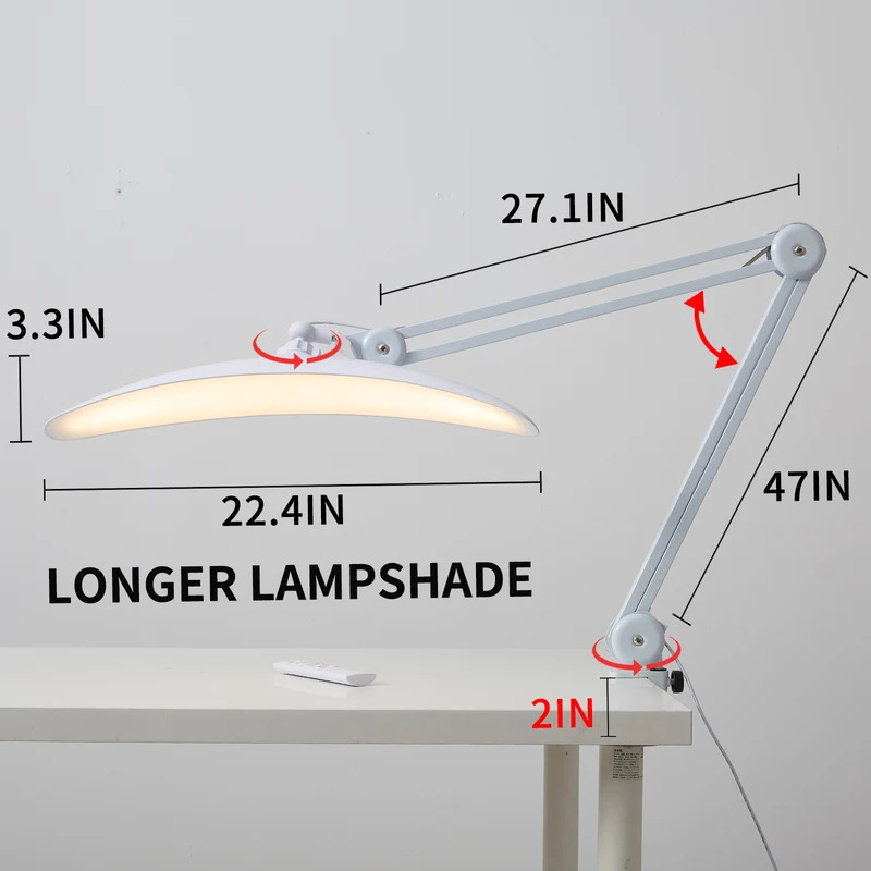 48W Nageltischlampe mit Clip,  – Home Office In Uk Bewertung und Preis